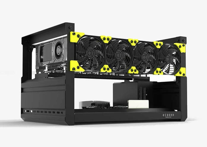 Veddha T2 Mining Rig 6 Gpu Open Air Frame Case To Buy Fpv24 Com